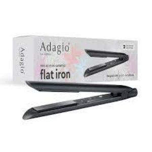 Adagio California Ceramic Flat Iron Hair Straightener - Black